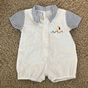 Vintage newborn romper